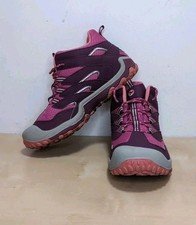 Merrell Chameleon 7 Access Mid Hiking Boots Youth Girls Size 5.5M Purple Pink