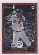 2012 Bowman Draft Red Ice 23/25 Elian Herrera #51 4x4