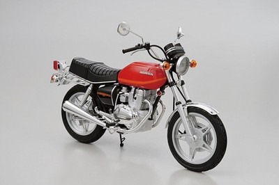 AOSHIMA, HONDA CB400T Hawk-II 1978 Rot zu montieren und zu