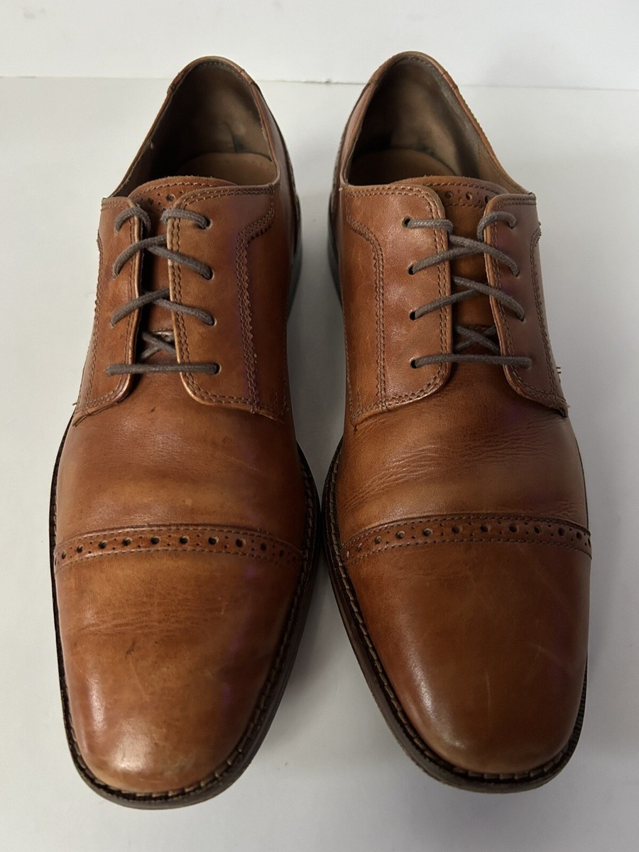 Cole Haan Mens 11 M Oxford Cap Toe Casual Dress Shoes C20090 Brown Leather Cole Haan Mens 11 M Oxford Cap Toe Casual Dress Shoes C20090  main image 2