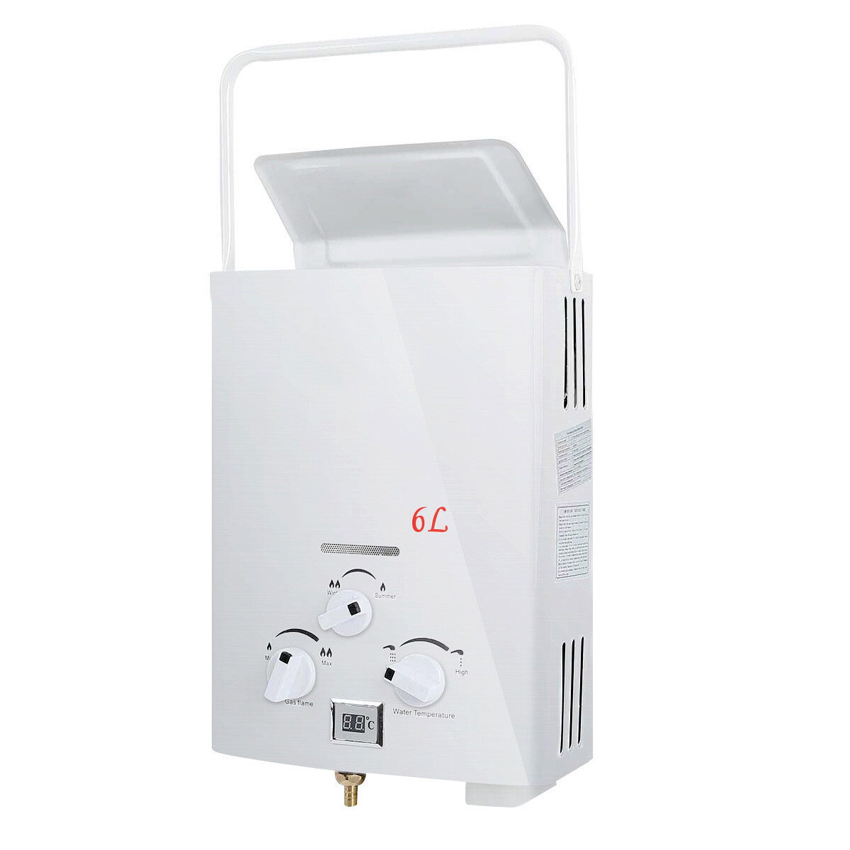 Portable LPG Propane Gas 6L Hot Water Heater Tankless Instant Boiler  Outdoor RV 709445508637 | eBay