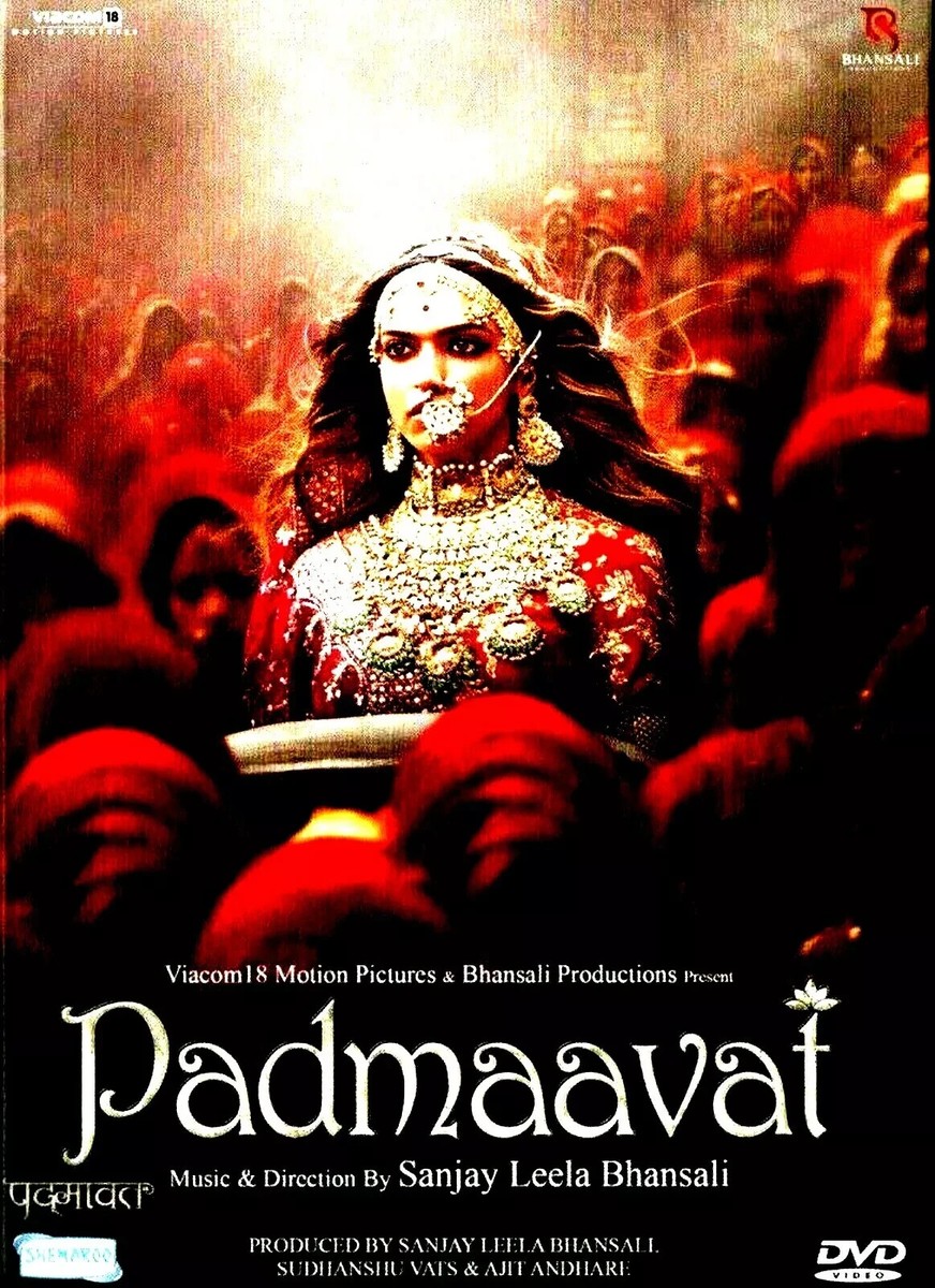 PADMAAVAT RANVEER SINGH, DEEPIKA PADUKONE BOLLYWOOD DISC DVD