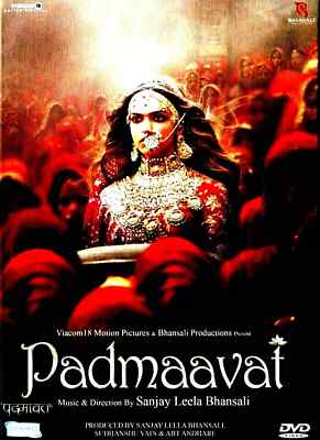 PADMAAVAT RANVEER SINGH, DEEPIKA PADUKONE BOLLYWOOD DISC DVD