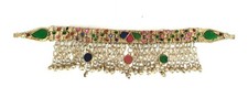 Afghan Dangle Tassels Choker Necklace Part Ethnic Tribal Vintage Kuchi Art