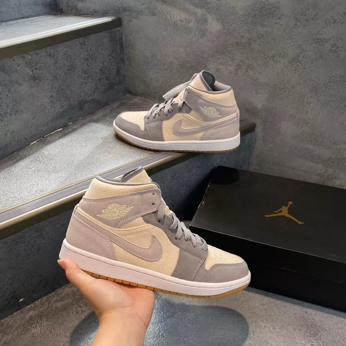 Nike Air Jordan 1 Mid SE Coconut Milk High Low DN4346-100