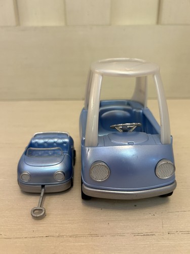 Lol Surprise Little Tikes Blue Cozy Coupe with Pull Along Car Doll House - Picture 2 of 9