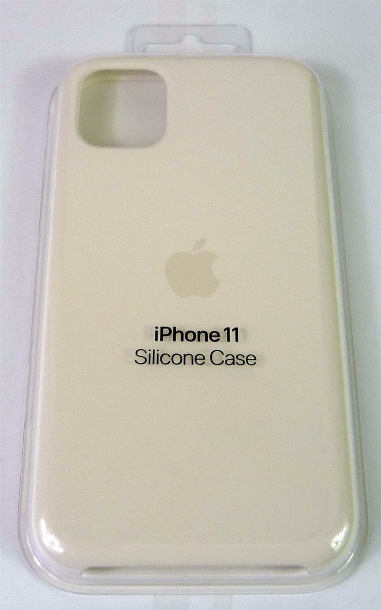 Genuine / Original Apple Silicone Case for iPhone 11 - White