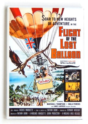 Flight of the Lost Balloon FRIDGE MAGNET movie poster