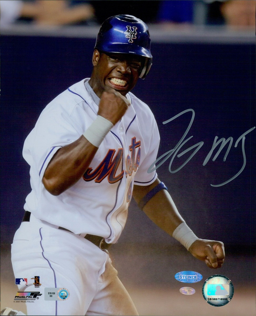 Lastings Milledge New York Mets Signed 8x10 Glossy Photo MLB