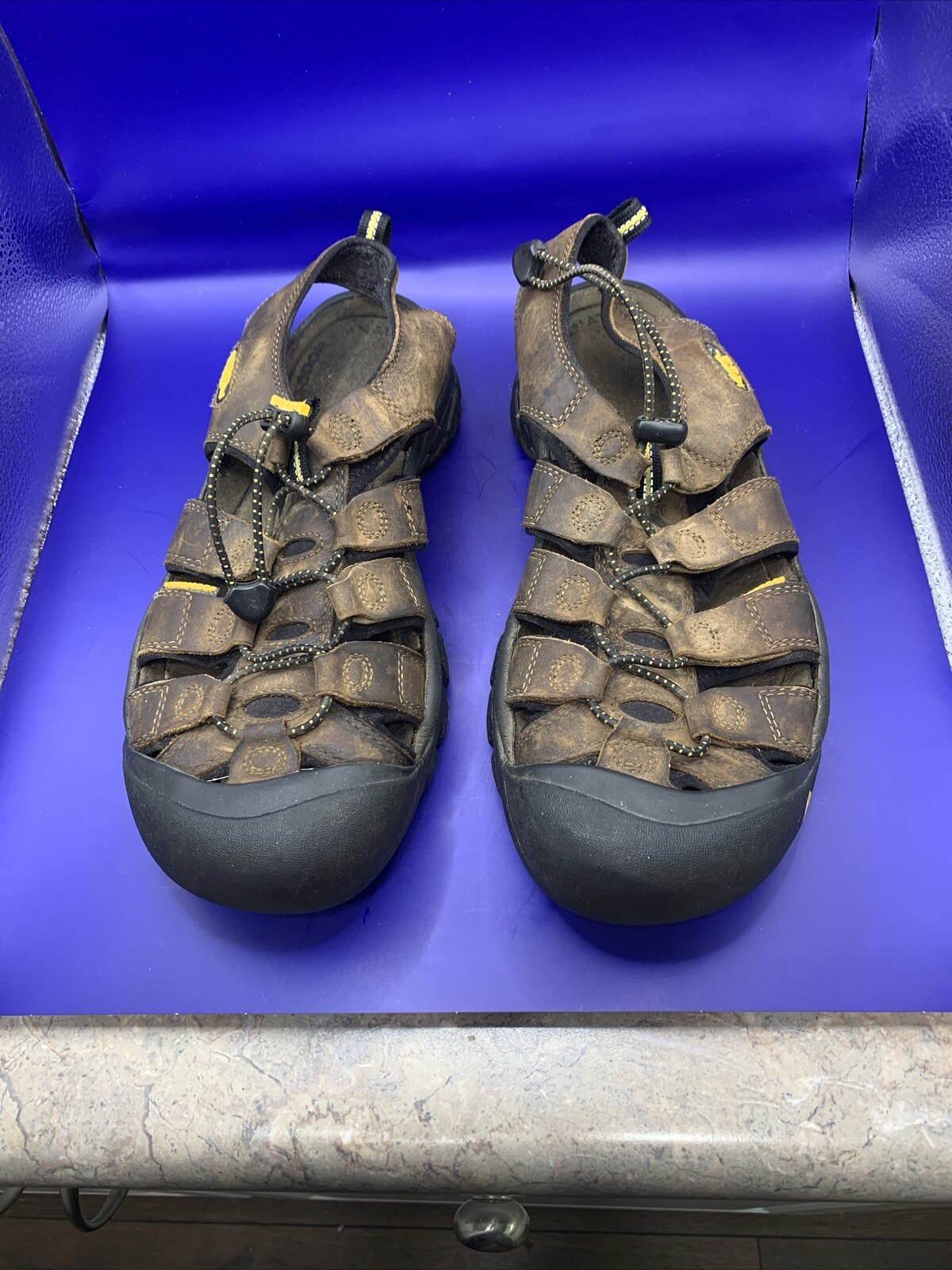 Sandali sportivi Keen Newport impermeabili in pelle escursionismo outdoor corsa uomo taglia 11