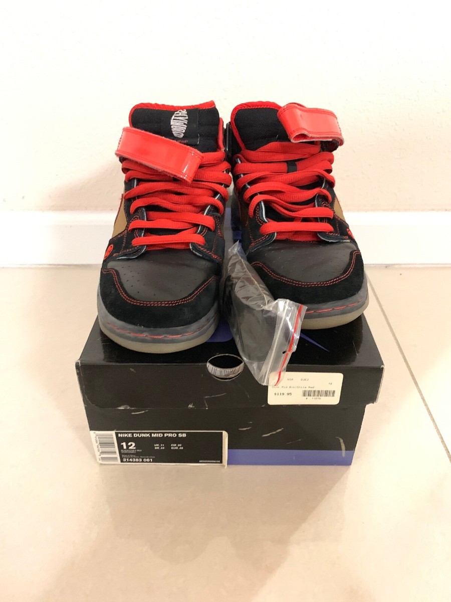Nike SB Dunk Money Cat Mid Size 12 Black Box | eBay
