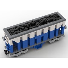 MOC-87473 4-Axle Coal Train Carriage 322 Pieces for Age 7+ Christmas Gift