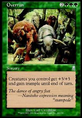 MRM FR/VF Invasion - Overrun MTG magic ODY