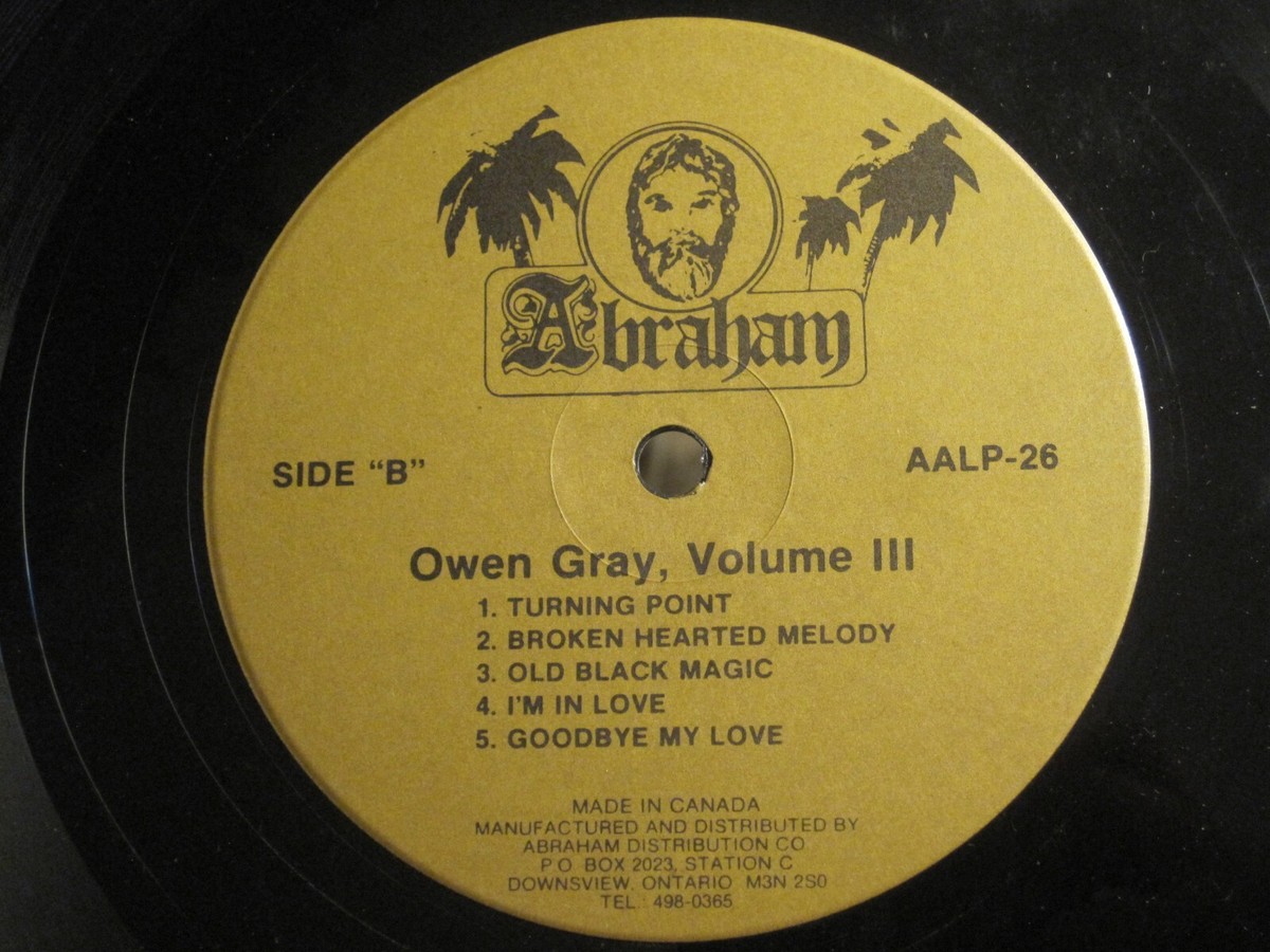 Owen Gray Turning Point UK オリジナル LP OWEN GREY HIT AFTER HIT AFTER HIT VOL. 3 LP ABRAHAM AALP-26 RARE