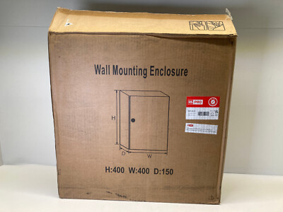 RS PRO Weichstahl IP66 Wandgehäuse Klemmkasten HxBxT 400x400x150mm Wandkasten