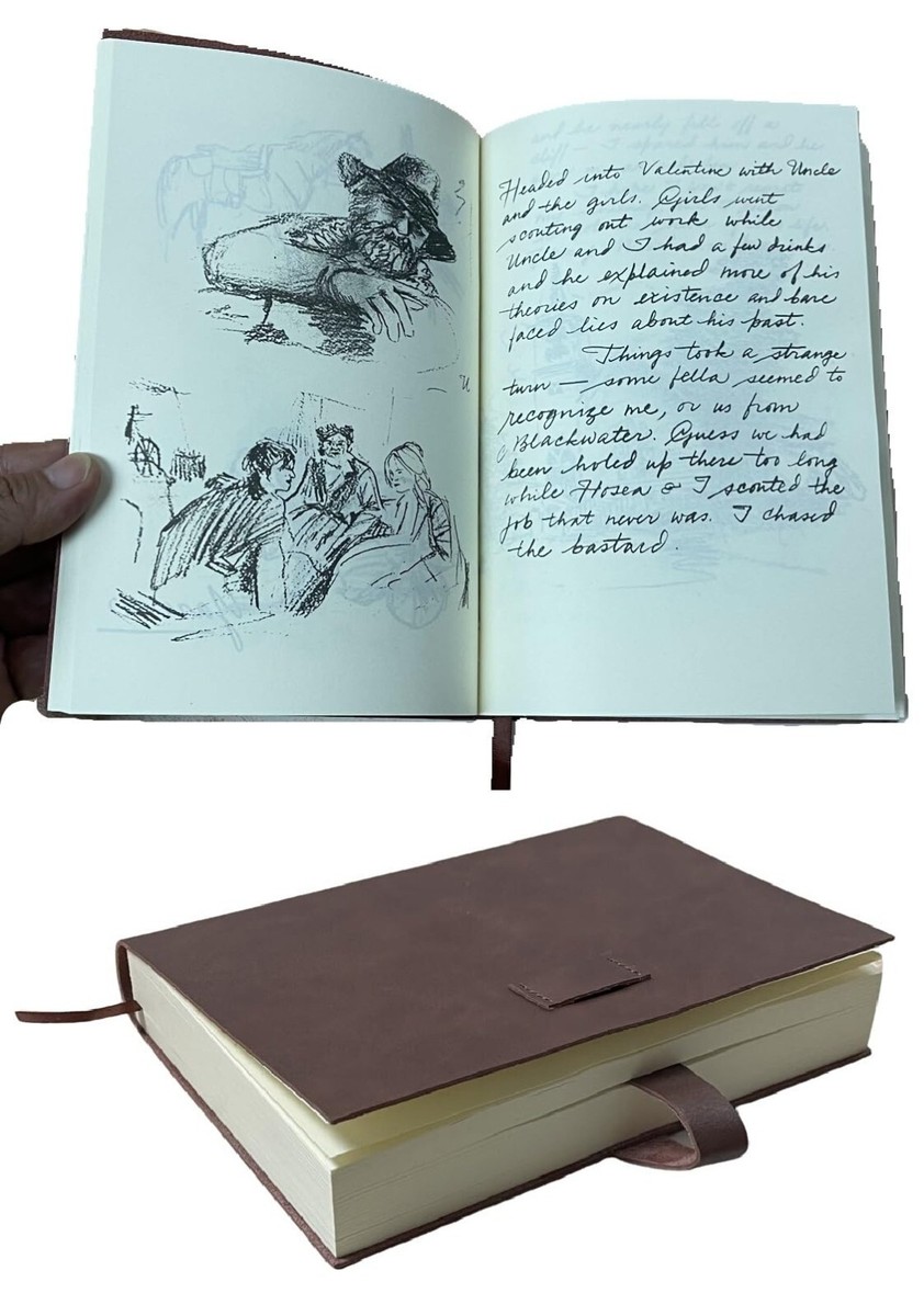 941.ラストクロニクル　2015TOUR 限定　メモ用紙　未開封品　2個セット ARTHUR JOURNAL Cowhide Leather Book MORGAN 661 Pages Diary