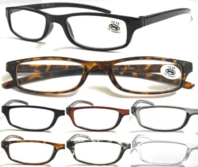 Lesebrille Herren Damen kleine Taschenstil leichtes Kunststoffgestell L270