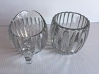Clear Glass Sugar Bowl & Creamer — photo 5