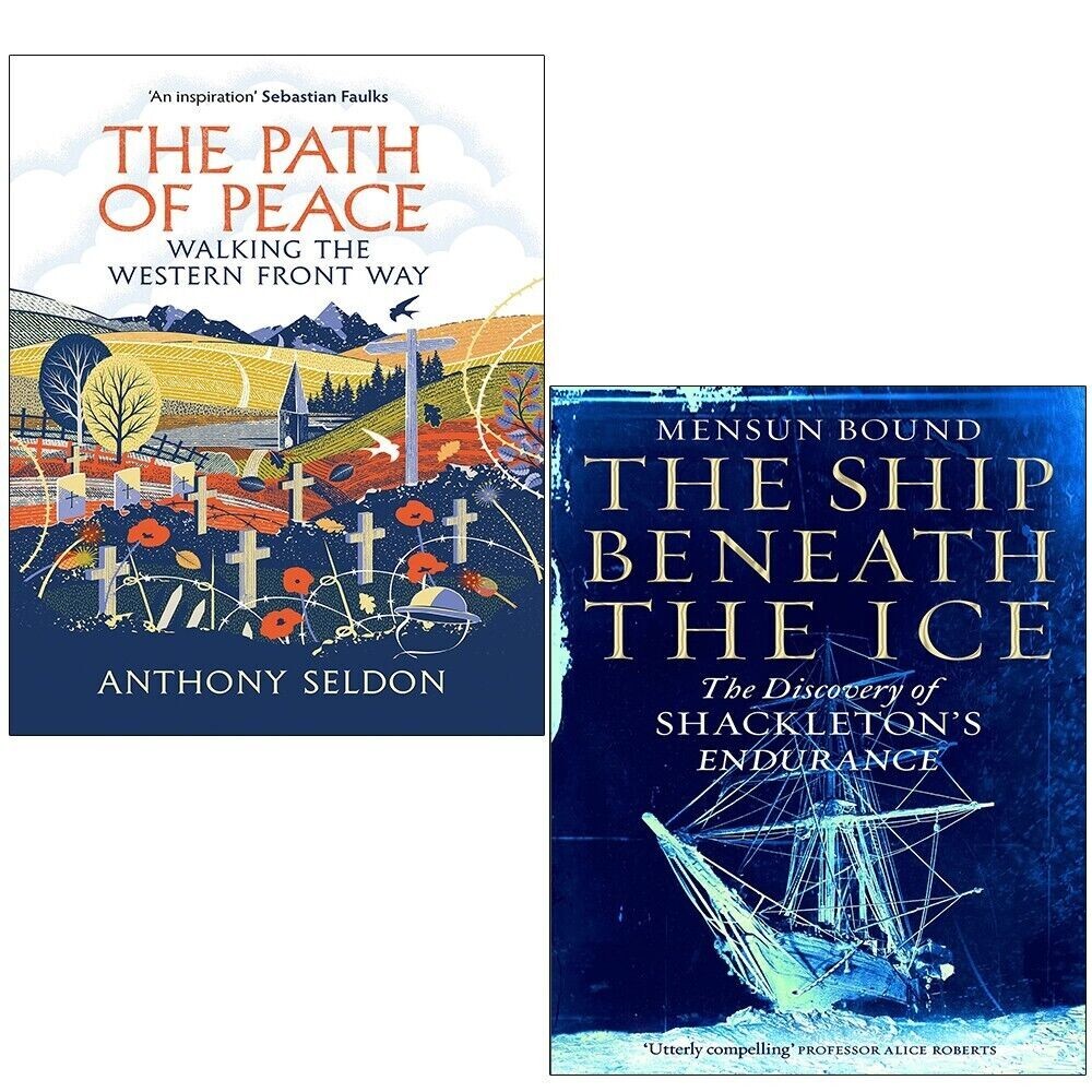 Path of Peace Anthony Seldon, Ship Beneath the Ice Mensun Bound 2 Books Set NEW - Image 3