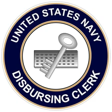 U.S. Navy Disbursing Clerk Bumper Sticker Military Vinyl Soldier Decal 5"