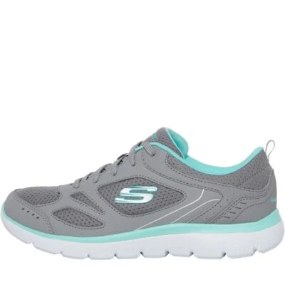 SKECHERS SKETCHERS Damen-Sportschuhe bequem leicht zum Schnüren Training Laufen SUMM – UK 3–8