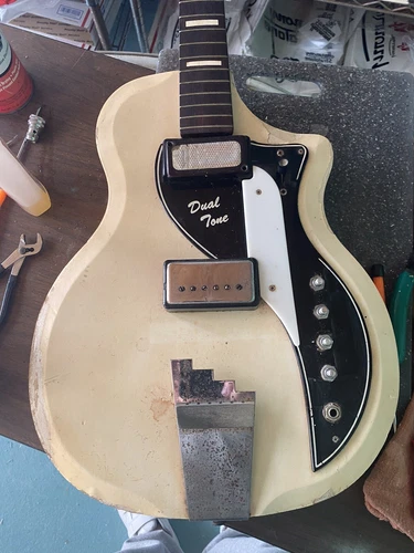 50'S-60'S SUPRO DUAL TONE ELECTRIC GUITAR PICKGUARD Made in USA
