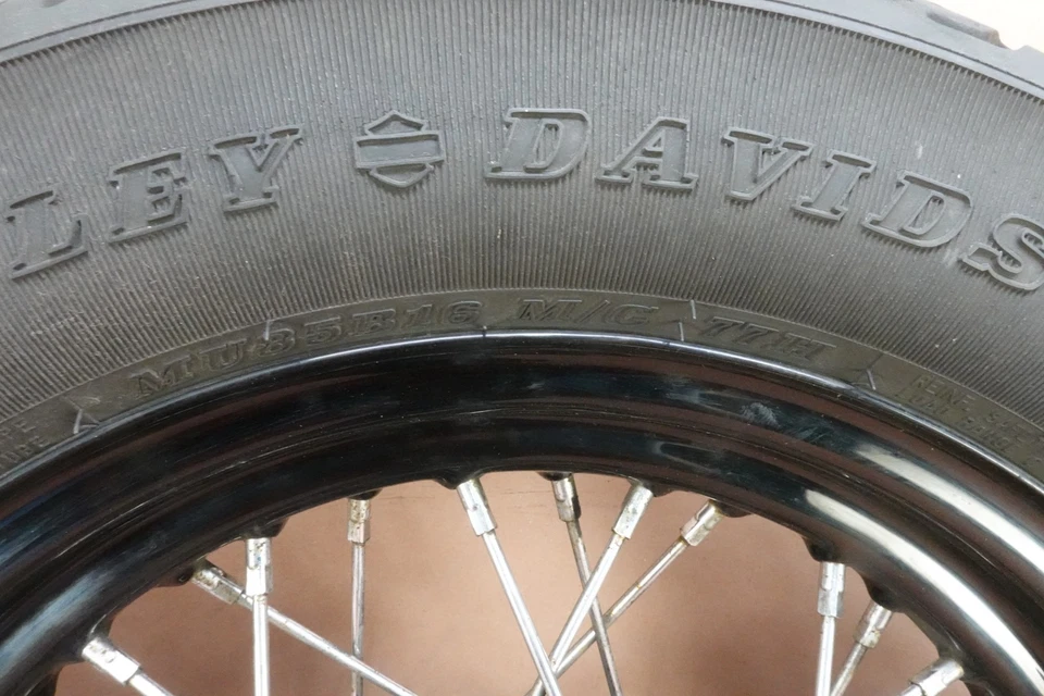 2011-2017 Harley Davidson Softail Slim FLS REAR DUNLOP TIRE RIM WHEEL MU85B16 - Image 4 of 4