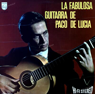 Paco De Lucía - La Fabulosa Guitarra De Paco De Lucía Spain LP 1967 (VG/VG) .