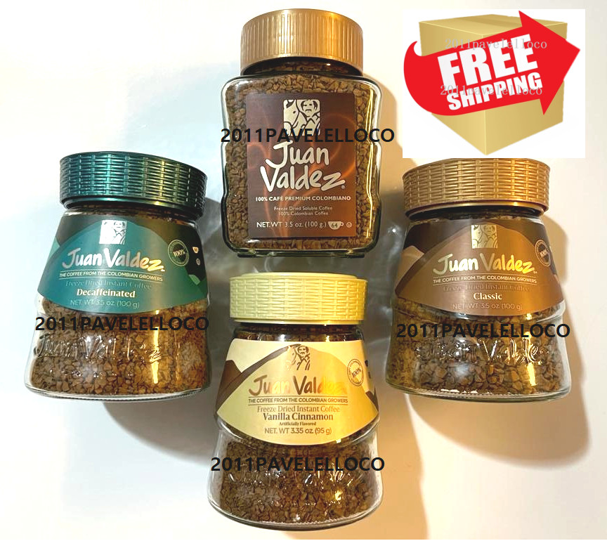 JUAN VALDEZ CAFÉ INSTANTÁNEO LIOFILIZADO CAFÉ COLOMBIANO SOLUBLE LIOFILIZADO