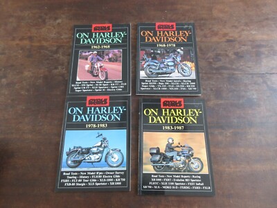 Harley Davidson Cycle world 4x 1962-1987 Road tests new model  reports History