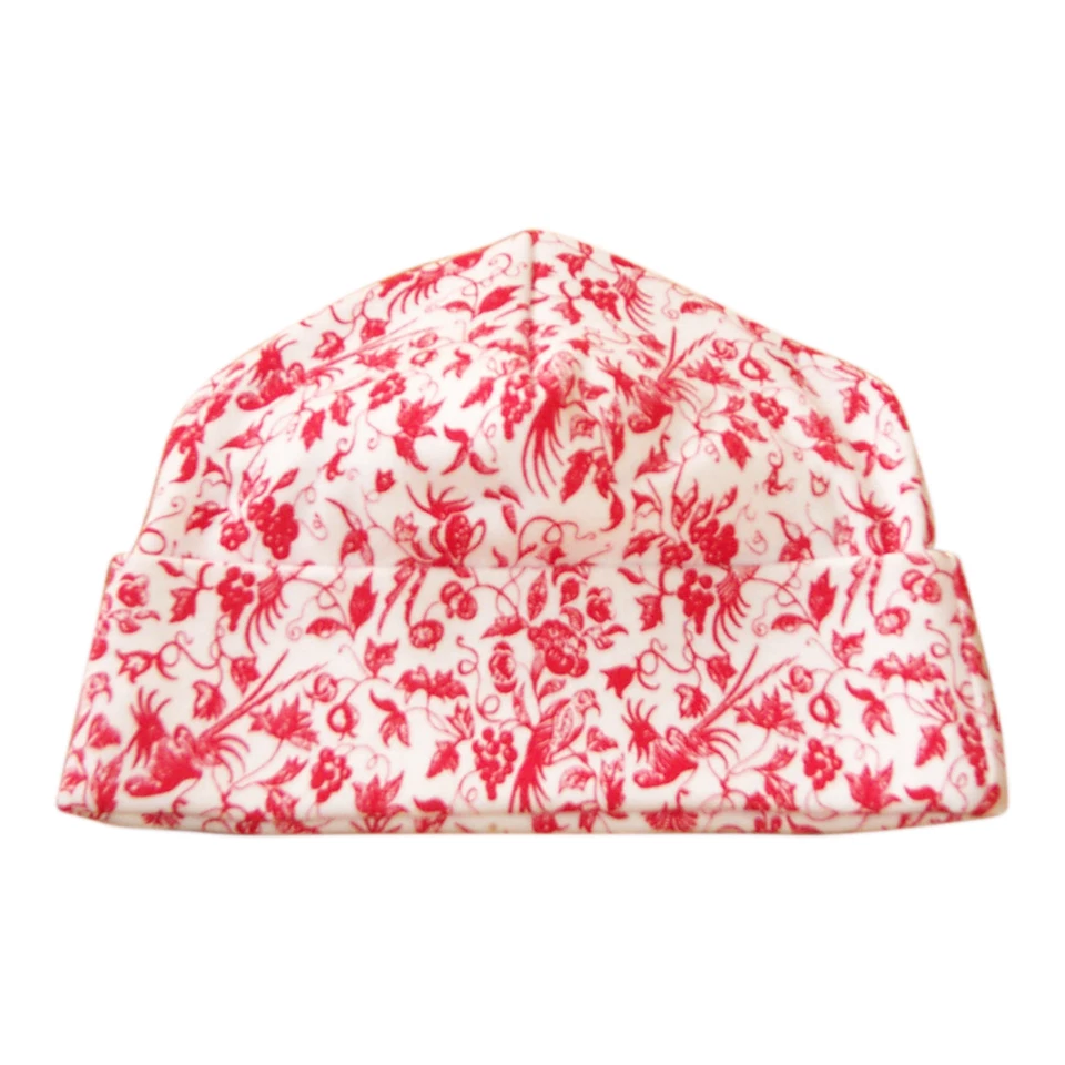 Sombrero Ariadne Tejido Algodón Suave Estampado Floral Bebé Niña Regalo Recién Nacido Infante Niño Pequeño Foto 3 de 3