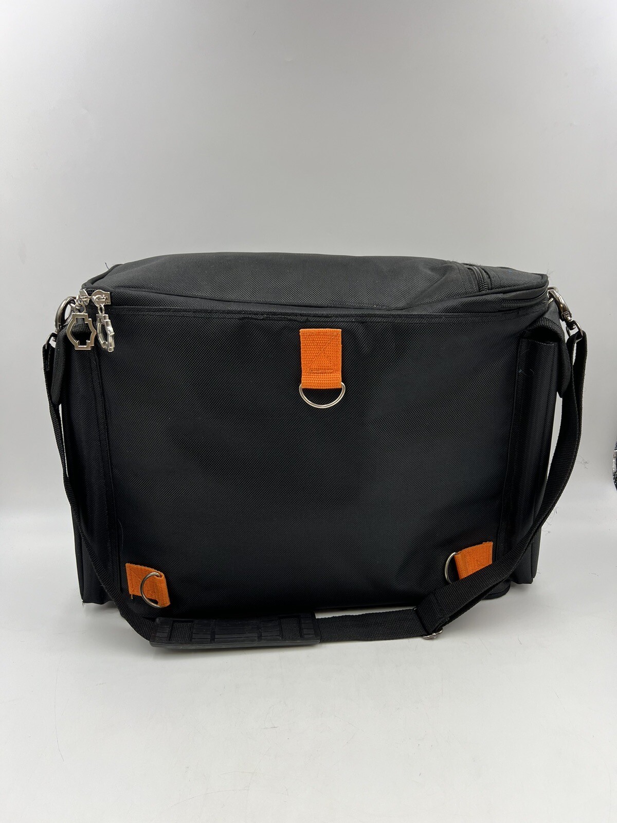 Harley Davidson Picnic Set Black Insulated Travel Cooler Bag W/Service