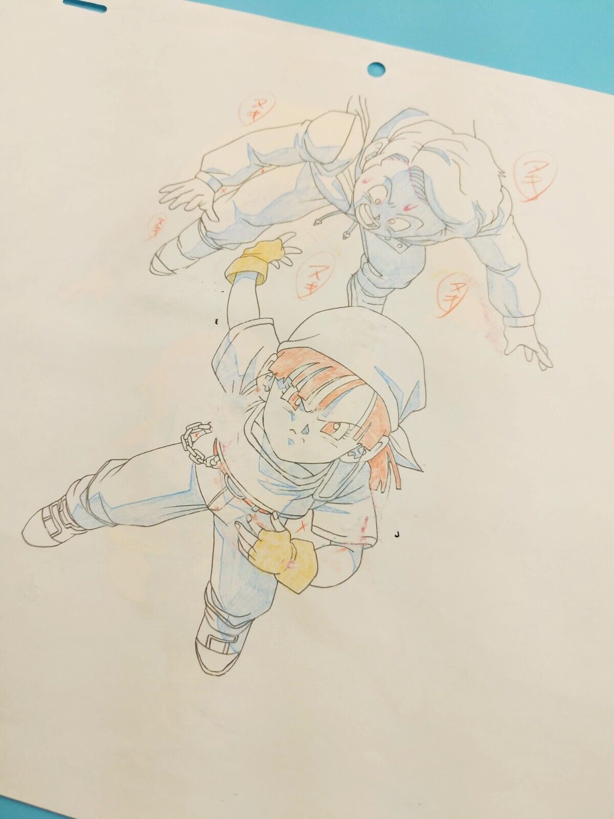 Dragon Ball GT A Heros Legacy Goku Jr. Production Cel A1, Production  Background Toei Animation, 1996 by Toei Animation on artnet