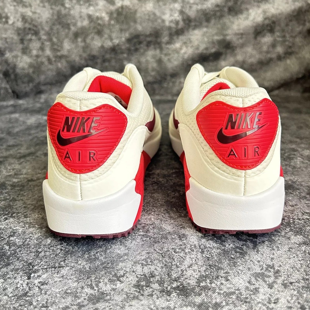 Nike Air Max 90 Golf Sail Dark Beetroot Fusion Red CU9978 105