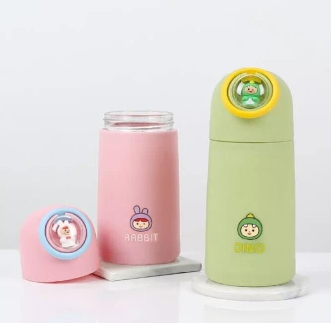 Kid's Double Insulated Glass Thermos Flask Bottle-350ml