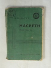Shakespeare's Macbeth Book Oxford & Cambridge Edition Stanley Wood, M. A Vintage