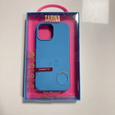 Sarina Neon Blue iPhone 12/13 ProMax Case NEW