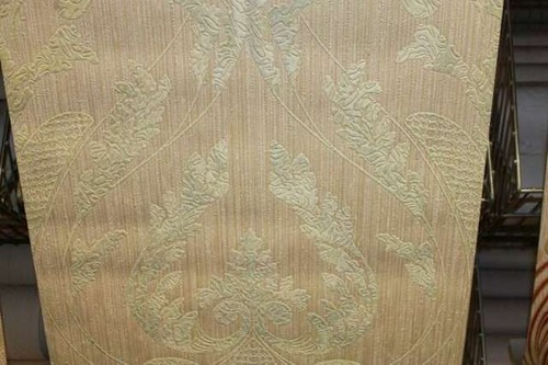 Belgravia Decor Plaster Damask Silver/Cream Metallic Wallpaper - 2317