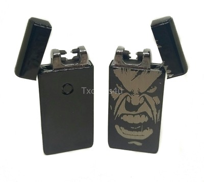 Hulk Dual Arc Electric USB Lighter Rechargeable Flameless Windproof Plasma