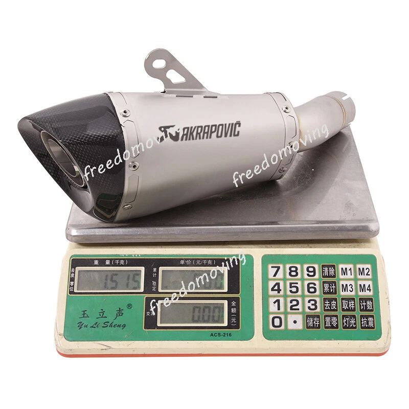 For SUZUKI GSX-S1000 GSXS1000F 2015-2020 Slip On Exhaust Tip Muffler Tail Pipe — 第 3/4 张图片