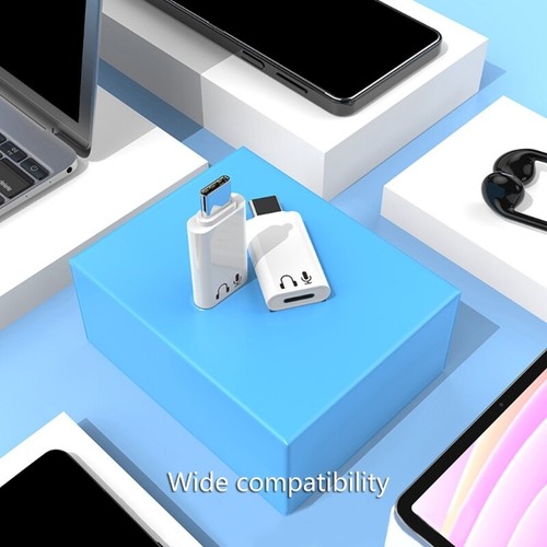 8Pin to Type C Sound Adapter for Phone 16 15 with Enhanceds Compatibility - Photo 7/8