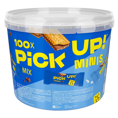 Pick UP! Minis 1,06 kg Mini Riegel Schokolade und Keks, verschiedene Sorten