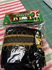 Premium Deluxe Adult Santa Belt 14  Black NWT