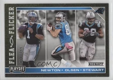 2017 Playoff Flea Flicker Kickoff /199 Cam Newton Greg Olsen Jonathan Stewart