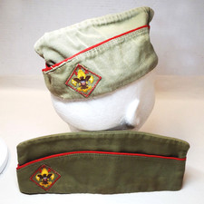 BSA Boy Scouts of America • 1940s & 1970s BSA Boy Scouts LG 7⅞ Uniform Hats Caps