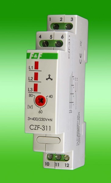PHASE LOSS AND ASYMMETRY SENSOR 10A 1P 1M CZF CZF-311