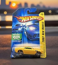 Hot Wheels 2007 New Models ’69 FORD MUSTANG Metalflake Yellow w/o5 wheels 04/36