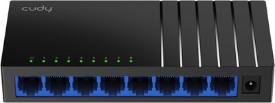 Plug & Play 8 Port Netzwerk Switch für schnelle Datenübertragung ohne Störungen