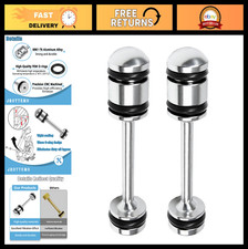 2 Pcs Ls Barbell Oil Diverter Billet Rear Galley Plug For Gm Ls Engines 5.3 6.