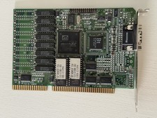 Tarjeta ATI Graphics Wonder 16 bits ISA VGA retro Mach32 1994 Wonder PROBADA